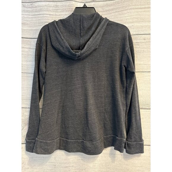 Splendid Gray Zip-Up Hoodie Sweatshirt Size XS - Picture 2 of 2